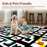 Elegant Minimalist White Alphabet Arrangement(Red)