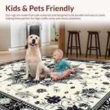 Luxurious Textured Ogee Patterning(Black)