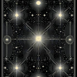 Contemporary Space Inspired Visual Art(Black)
