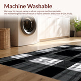 Elegant Monochrome Checkered Style(Black)