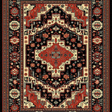 Ultra Soft Area Rug, Non Slip, Stain Resistant, Washable Area Rugs for Living Room, Bedroom, Western Farmhouse Non-Slip Bedroom Area Rug(Red)