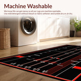 Eye Catching Monochrome Speedway Design(Black)