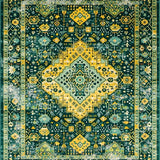 Lively Colorful Medallion Elements(Blue)