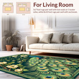Contemporary Green Abstract Design(Green)