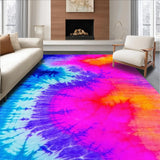 Ultra Soft Area Rug, Non Slip, Stain Resistant, Washable Area Rugs for Living Room, Bedroom, Colorful Fluffy Modern Artistry(Pink)