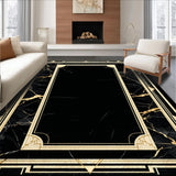 Elegant Marble Inspired Geometry(Black)