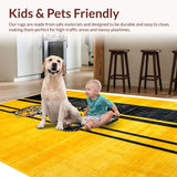 Ultra Soft Area Rug, Non Slip, Stain Resistant, Washable Area Rugs for Living Room, Bedroom, Bold Animal Print Bedroom Non-Slip Accent Carpet(Blue)