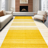 Ultra Soft Area Rug, Non Slip, Stain Resistant, Washable Area Rugs for Living Room, Bedroom, Rustic Earthy Tones Runner(Yellow)