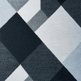 Ultra Soft Area Rug, Non Slip, Stain Resistant, Washable Area Rugs for Living Room, Bedroom, Contemporary Area Rug with Easy Care for Family Spaces(Black)