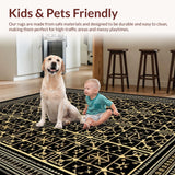 Rustic Diamond Trellis in Dark Palette(Black)