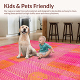 Colorful Modernist Textured(Pink)