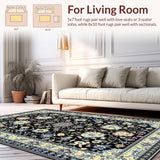 Stylish Earth Tone Floral Motif(Black)