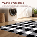 Contemporary Monochrome Grid Motif(Black)