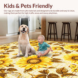 Charming Textured Sunflower Design(Yellow)