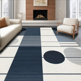 Ultra Soft Area Rug, Non Slip, Stain Resistant, Washable Area Rugs for Living Room, Bedroom, Minimalist Structured Decor Style(Gray)