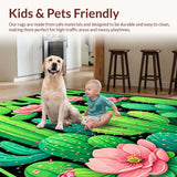 Trendy Rustic Cactus Motif(Green)