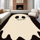 Gothic Whimsical Skull Illustration(Beige)