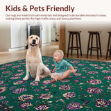 Luxurious Dark Green Tiled(Green)