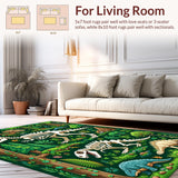 Vibrant Colorful Jurassic Theme(Green)