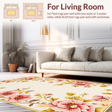 Chic Pastel Botanical Motifs(Ivory)