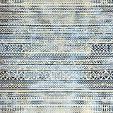 Ultra Soft Area Rug, Non Slip, Stain Resistant, Washable Area Rugs for Living Room, Bedroom, Modern Beige & Indigo Fusion Contemporary Style(Blue)