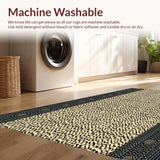 Ultra Soft Area Rug, Non Slip, Stain Resistant, Washable Area Rugs for Living Room, Bedroom, Chic Cheetah Print Fusion(Beige)