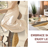 Cozy Farmhouse Inspired Mushroom Motif(Beige)