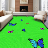 Delicate Leafy Green Butterfly Aesthetic(Green)