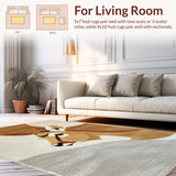 Ultra Soft Area Rug, Non Slip, Stain Resistant, Washable Area Rugs for Living Room, Bedroom, Modern Neutral Animal Print Entryway Carpet(Beige)