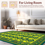 Modern Abstract Symmetrical Motif(Green)