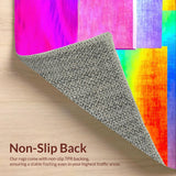 Chic Multicolor Contemporary Flair(Blue)