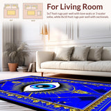 Bold Graphic Welcome Floor(Blue)