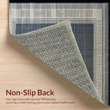 Elegant Charcoal Geometric Motif(Gray)