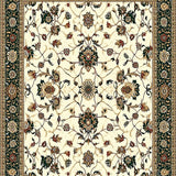 Tan Floral Area(Ivory)