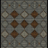 Ultra Soft Area Rug, Non Slip, Stain Resistant, Washable Area Rugs for Living Room, Bedroom, Subtle Modern Lattice Texture(Gray)