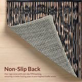 Modern Textured Black and Gray(Black)