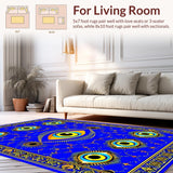 Transitional Cozy Patterned Surface(Blue)