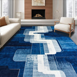 Contemporary Fluid Art Style(Blue)