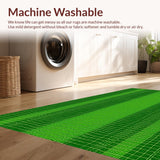 Ultra Soft Area Rug, Non Slip, Stain Resistant, Washable Area Rugs for Living Room, Bedroom, Unique Animal Imprint Soft Touch(Green)