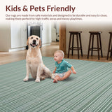 Chic Modern Geometric Check Design(Green)