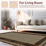 Contemporary Artistic Leopard Flourish(Beige)