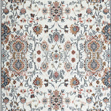 Ultra Soft Area Rug, Non Slip, Stain Resistant, Washable Area Rugs for Living Room, Bedroom, Rustic Earthy Toned Elegance(White)