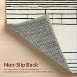 Contemporary Geometric Stripe Elegance(Beige)