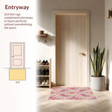 Ultra Soft Area Rug, Non Slip, Stain Resistant, Washable Area Rugs for Living Room, Bedroom, Abstract Modern Entryway Stain-Resistant Area Rug(Beige)