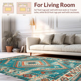 Eclectic Earthy Geometric Arrangement(Blue)