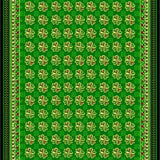 Contemporary Green Trellis Style(Green)