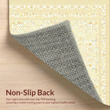 Trendy Transitional Trellis Design(Beige)
