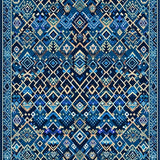 Geometric Blue Toned Elegance(Blue)