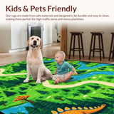 Whimsical Dino Adventure Landscape(Green)