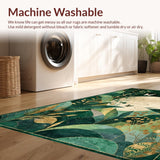 Chic Abstract Plant Silhouettes(Green)